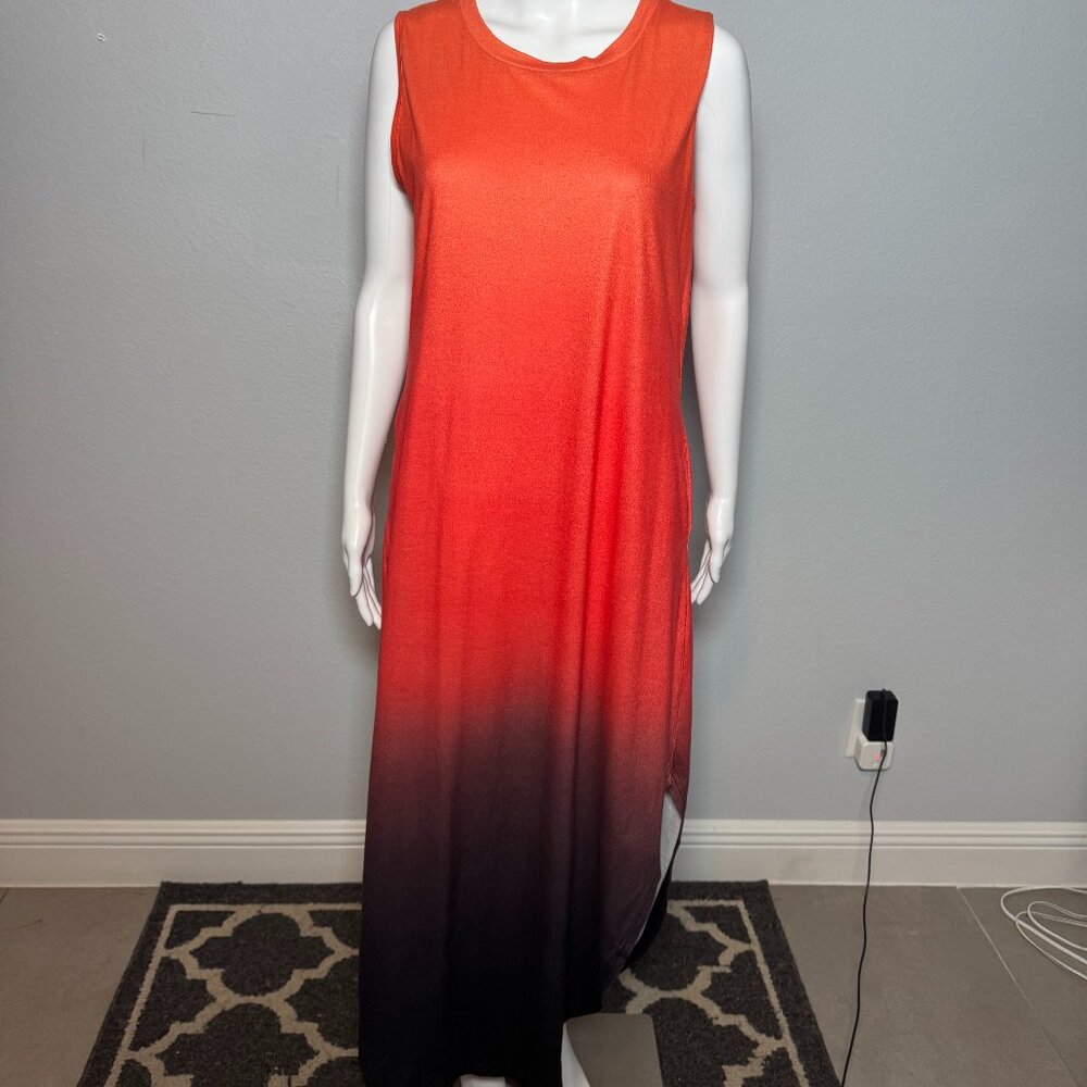 Sleeveless Ombre Maxi Dress – Size Small